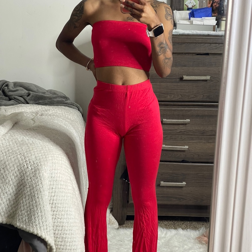 Flared pants 2 piece set